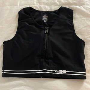 Adam Selman Sport Zip Front Sports Bra